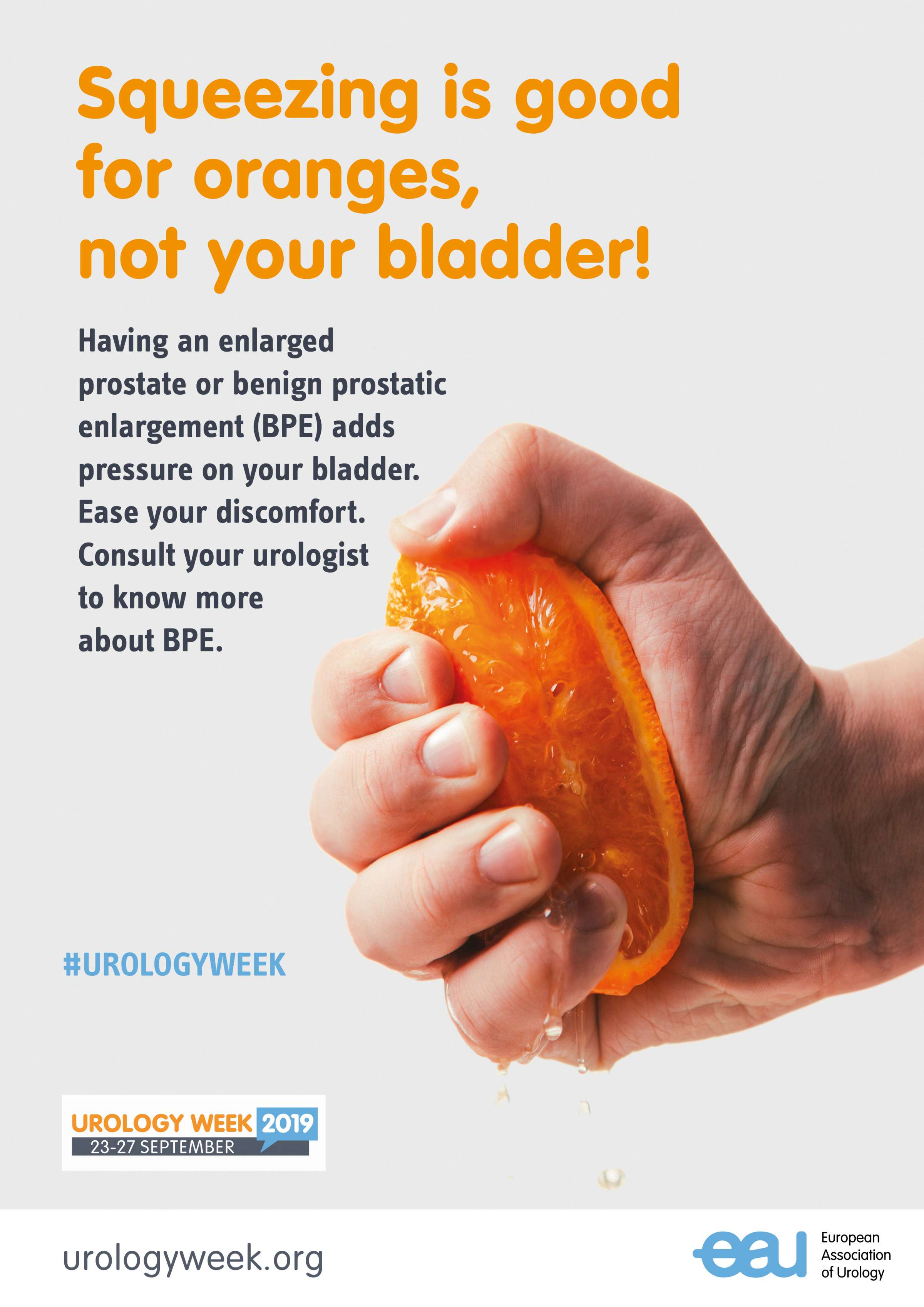 Awareness Posters - Urology Week 23 - 27 September 2019